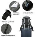 Mochila de Cabina de Avión 40x20x25cm (20L) Impermeable para Viajar en Avión, de Poliéster 1000D Resistente con Múltiples Compartimentos, Ideal para Gimnasio, Trabajo o Viajes Cortos