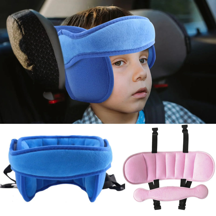Sujetacabezas Infantil para Coche - Cinturón Sujetador de Cabeza para Niños - Almohada Protectora para Dormir - Soporte para Bebé