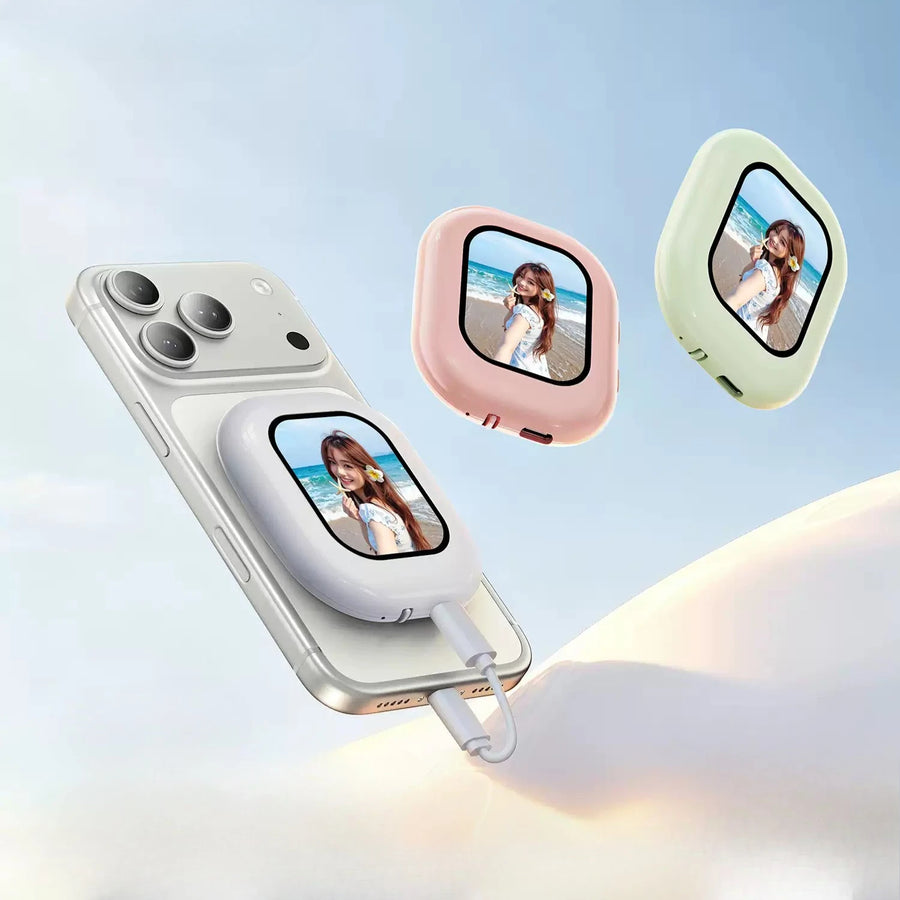 Mini Proyector Magnético Inalámbrico de Móvil para Selfie, Vlog y Pantalla Trasera