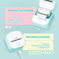 Phomemo T02 Impresora Térmica Mini Inalámbrica de Bolsillo, Impresora de Stickers para DIY, Regalo para Estudiantes