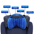 Sujetacabezas Infantil para Coche - Cinturón Sujetador de Cabeza para Niños - Almohada Protectora para Dormir - Soporte para Bebé