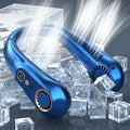 Ventilador de Cuello Sin Aspas Recargable con Pantalla Digital – Aire Fresco Portátil USB